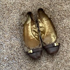 Coach flats size 9